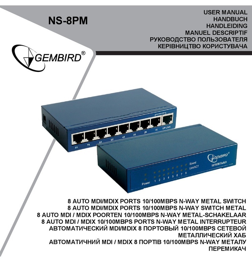 Gembird NS-8PM User manual
