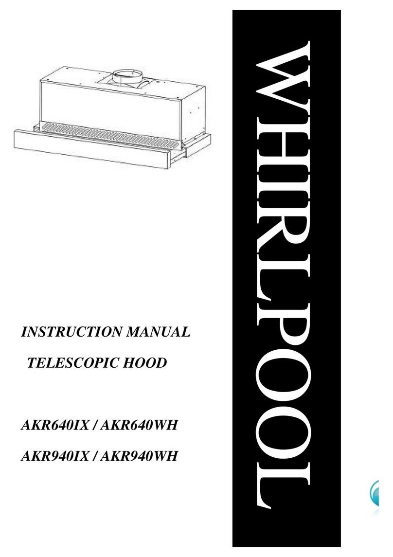Whirlpool AKR940IX instruction manual