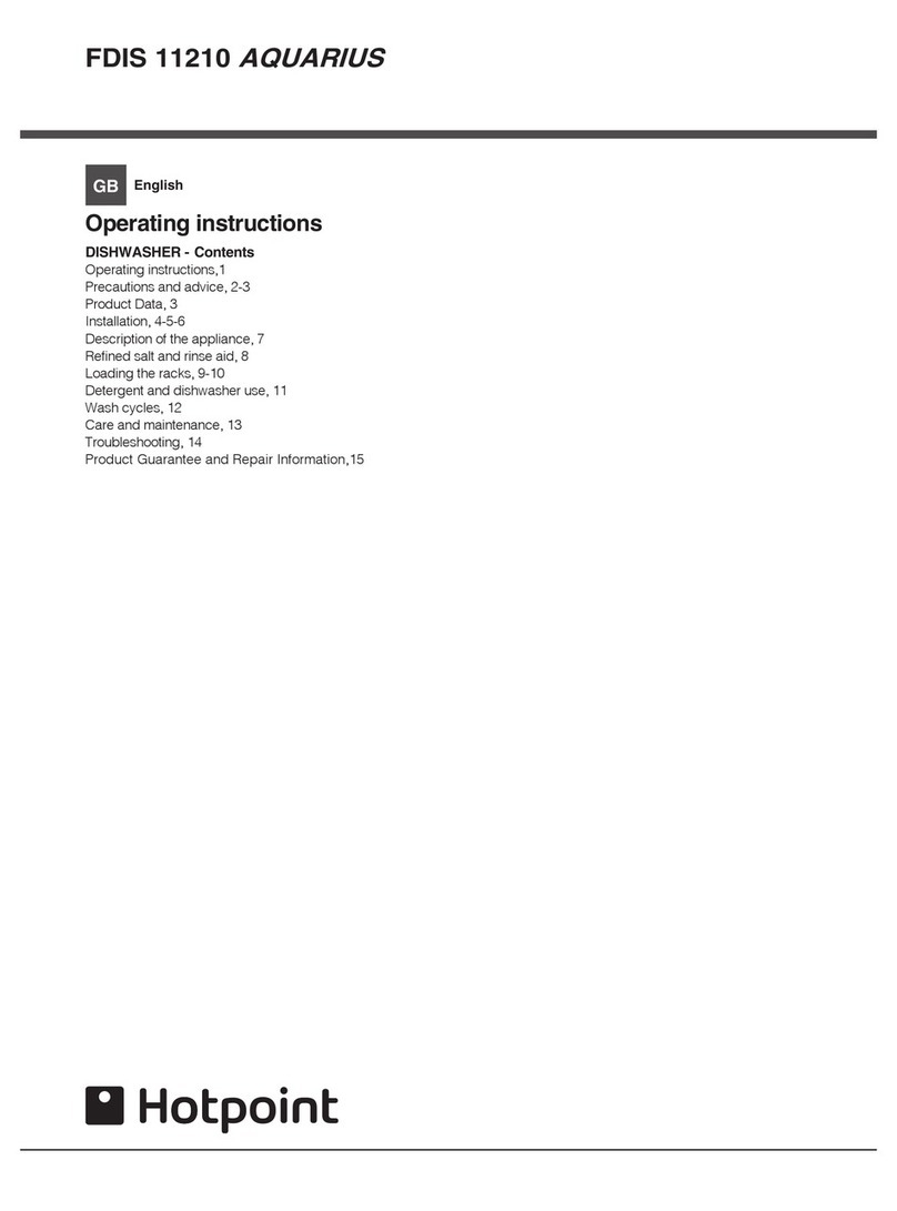 Hotpoint FDIS 11210 AQUARIUS User manual