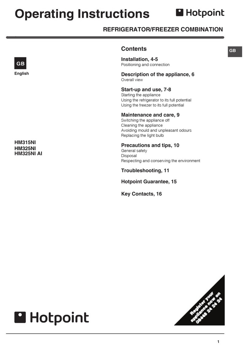 Hotpoint HM315NI User manual