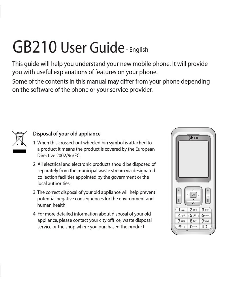 LG GB210 User manual
