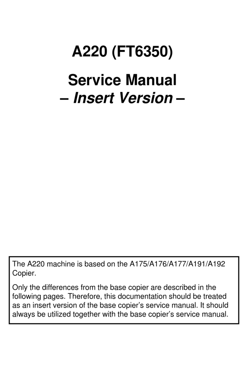 Ricoh A220 Service manual