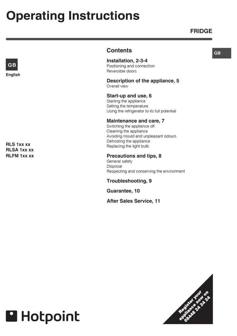 Hotpoint RLS 1 Series User manual
