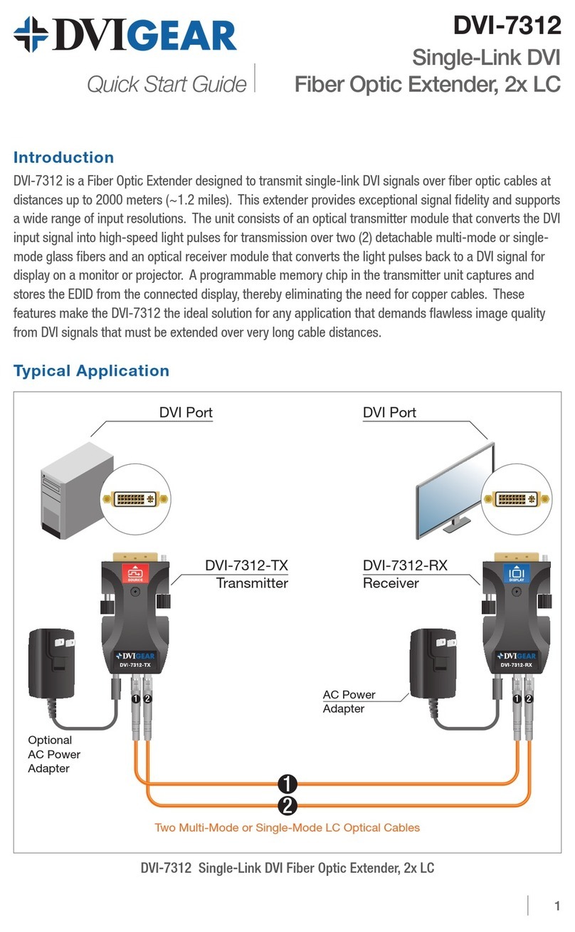 DVIGear DVI-7312 quick start guide