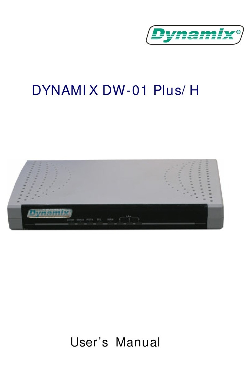 Dynamix DW-01 Plus H user manual