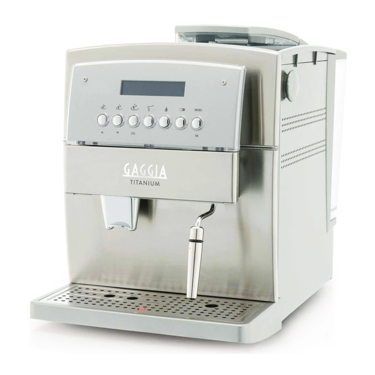 Gaggia TITANIUM operating instructions
