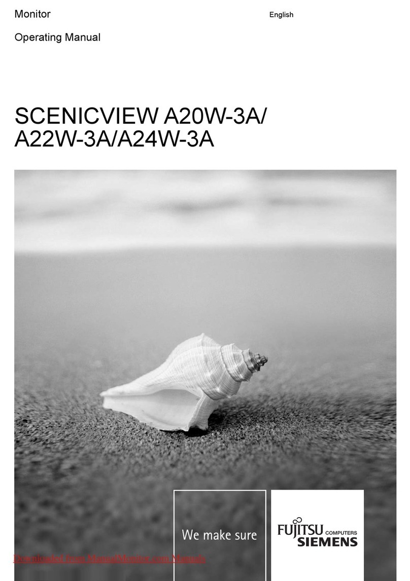 Fujitsu SCENICVIEW A24W-3A User manual