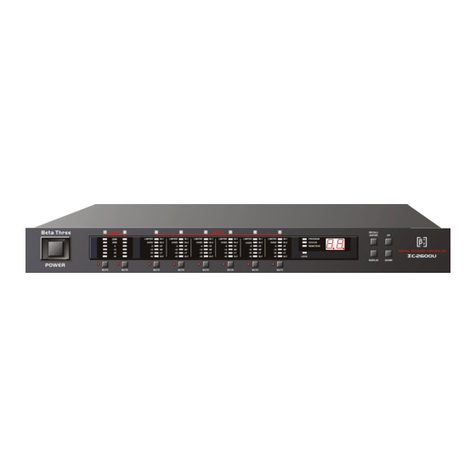 Beta Three EC-2600U User manual