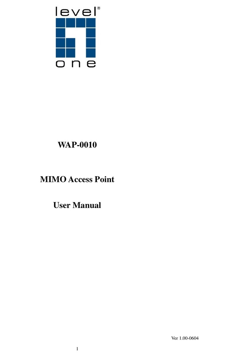 LevelOne WAP-0010 User manual