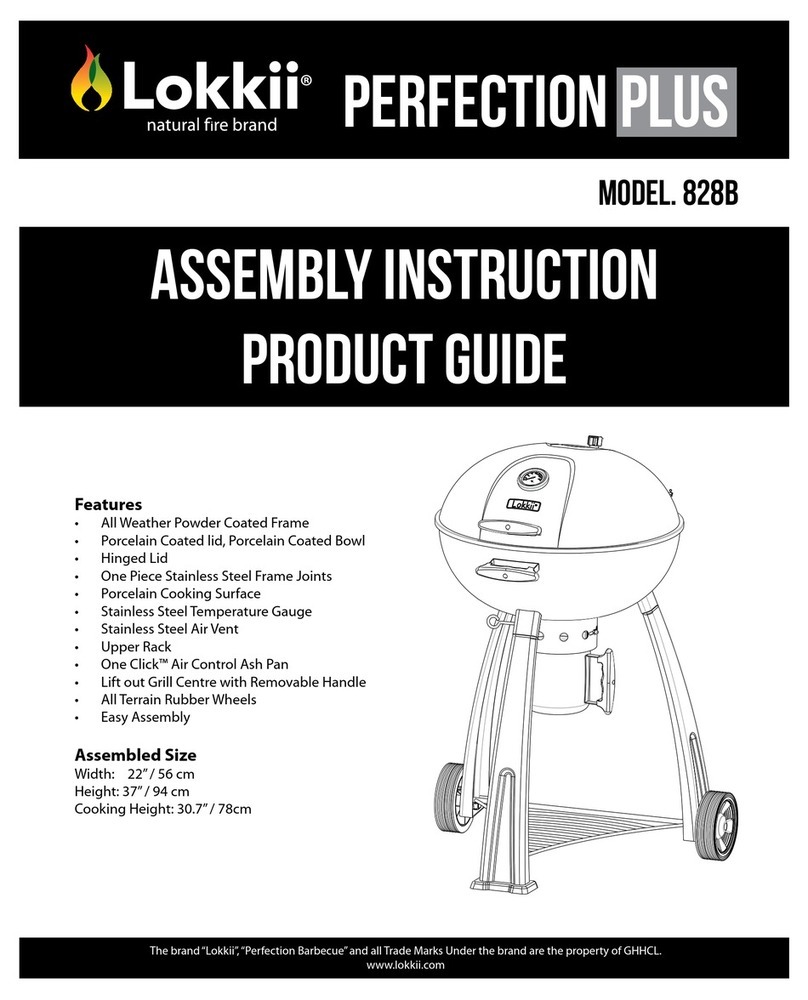 Lokkii PERFECTION PLUS 828B Assembly instruction and manual