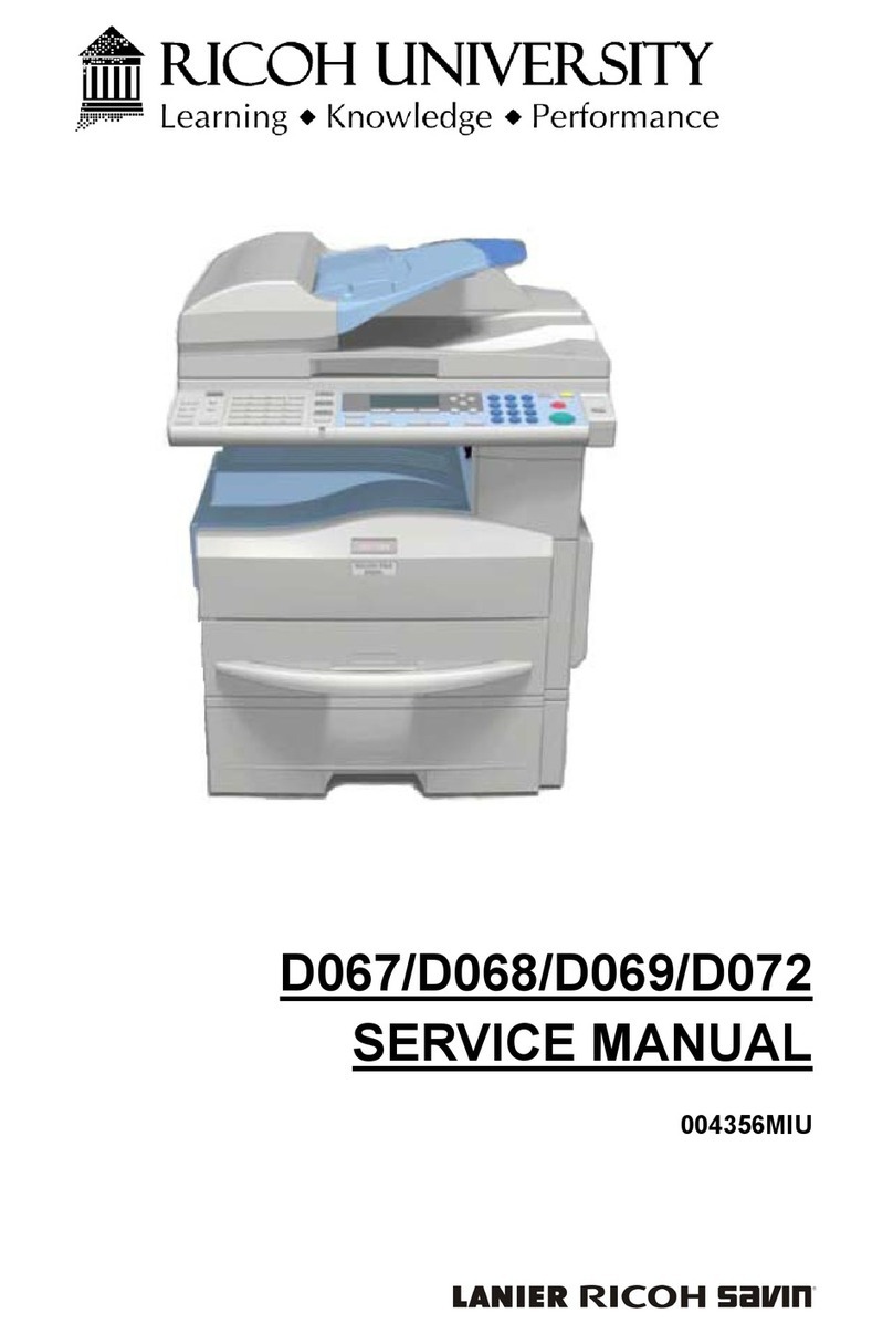 Ricoh D072 Service manual