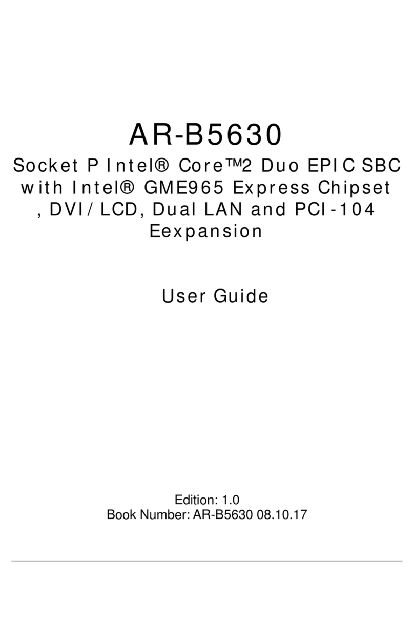 Acrosser Technology AR-B5630 User manual Acrosser Technology AR-B5630 User manual