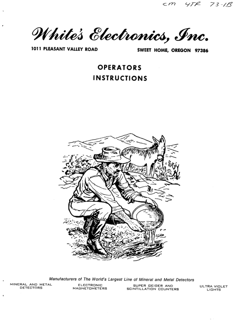 Whites Coinmaster 4TR User manual Whites Coinmaster 4TR User manual