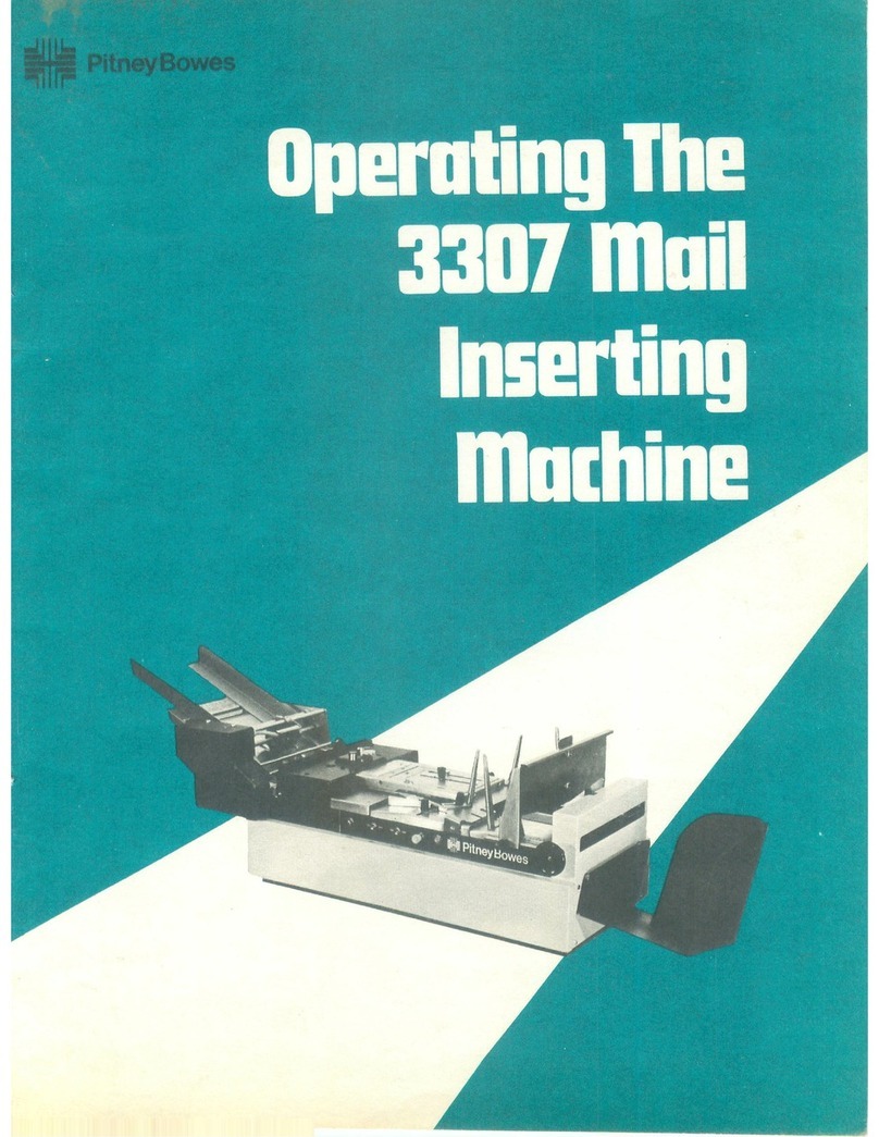 Pitney Bowes 3307 operating instructions