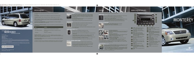 Mercury 2004 Monterey User manual