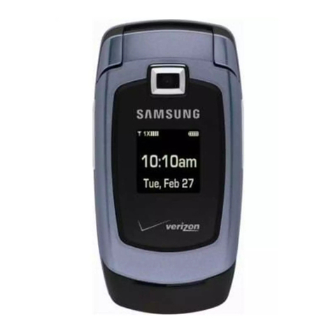 Samsung SCH U340 - Cell Phone - Verizon Wireless User manual