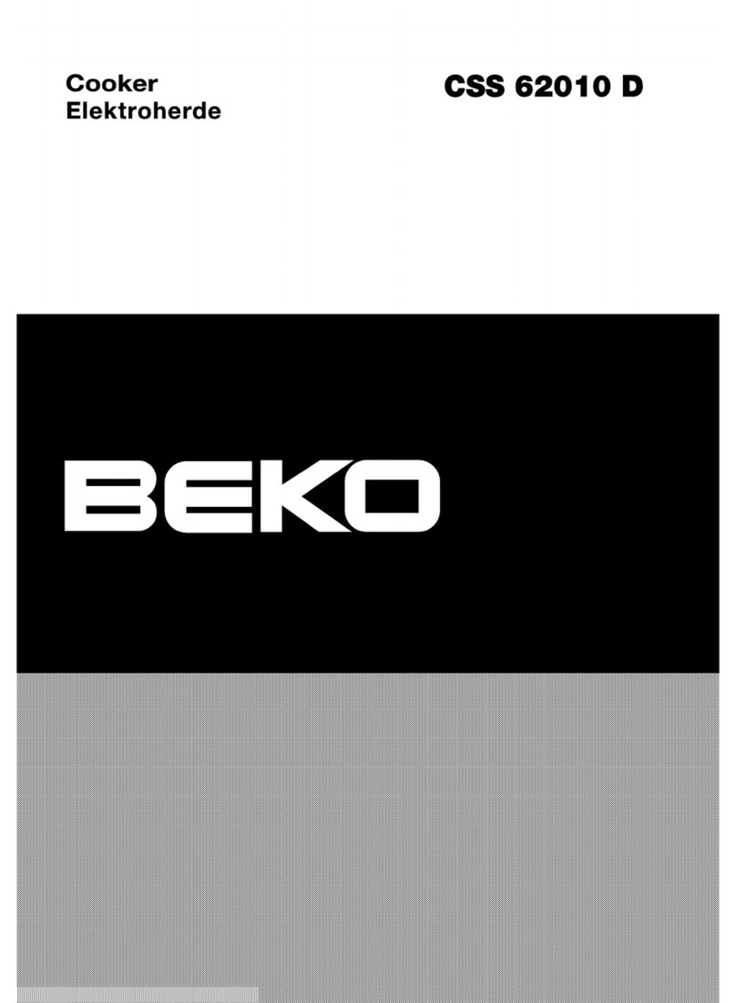 Beko CSS 62010 D User manual