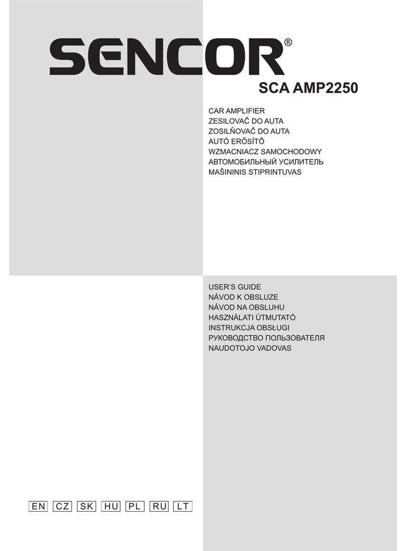Sencor SCA AMP2250 user guide
