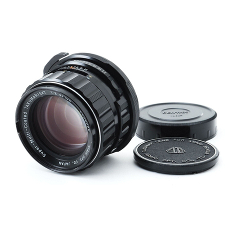 Pentax SMC Takumar 6x7 User manual
