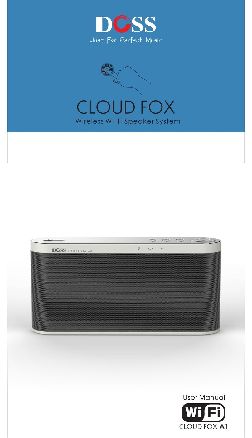 Doss Cloud Fox A1 User manual