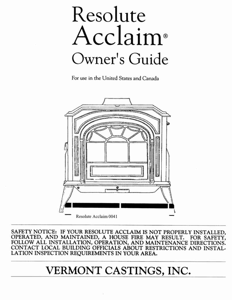 Vermont Castings Acclaim User manual
