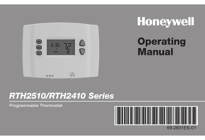 Honeywell RTH2510 Series User manual Honeywell RTH2510 Series User manual