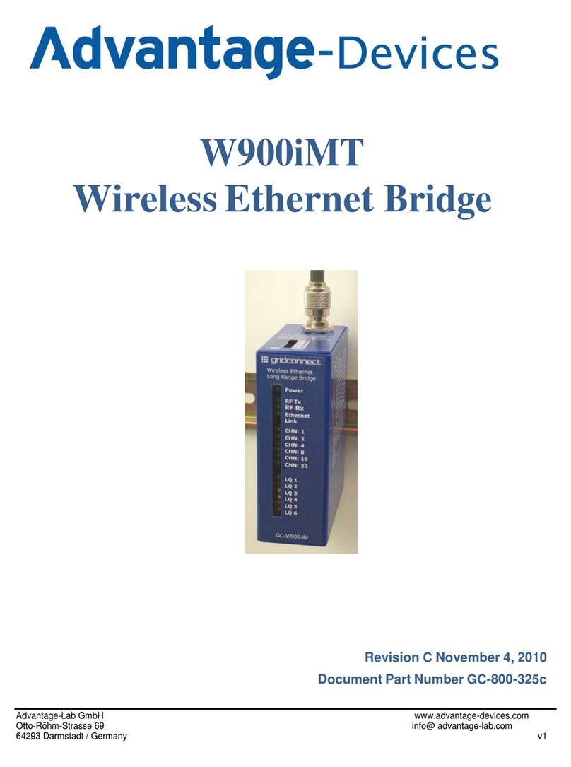 Advantage-Devices W900iMt user manual