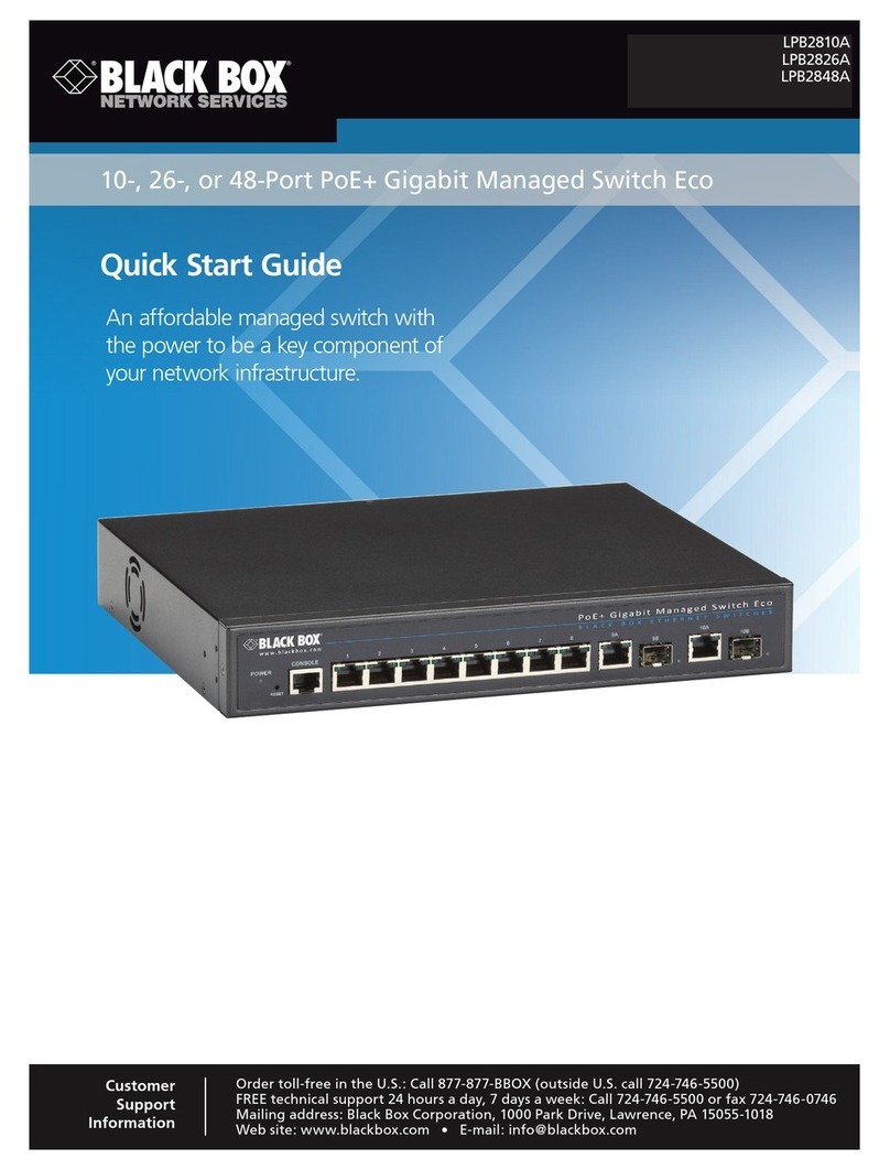 Black Box LPB2810A User manual