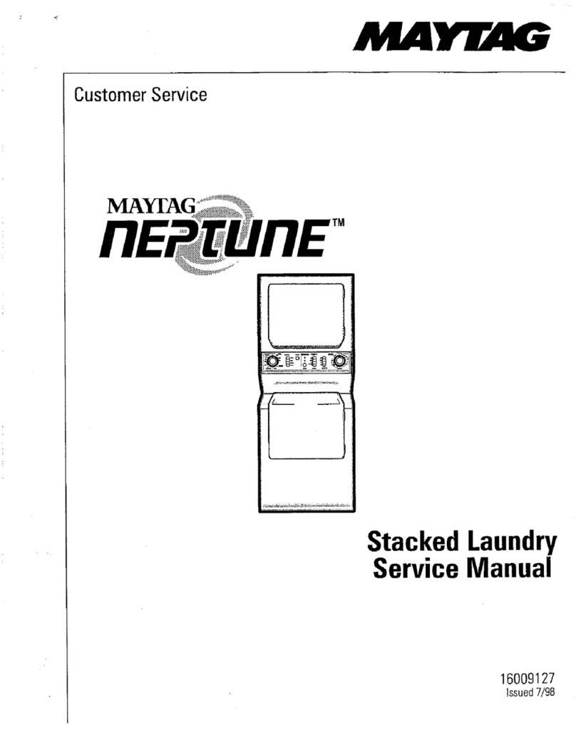Maytag NEPTUNE WASHER User manual