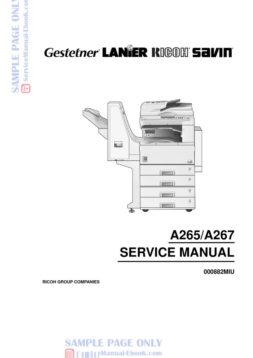 Ricoh A265 Service manual