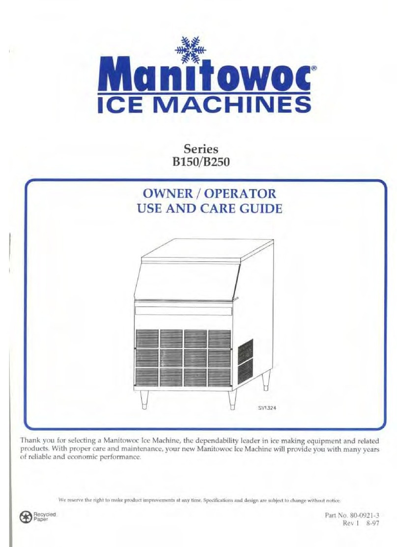 Manitowoc B150 User manual