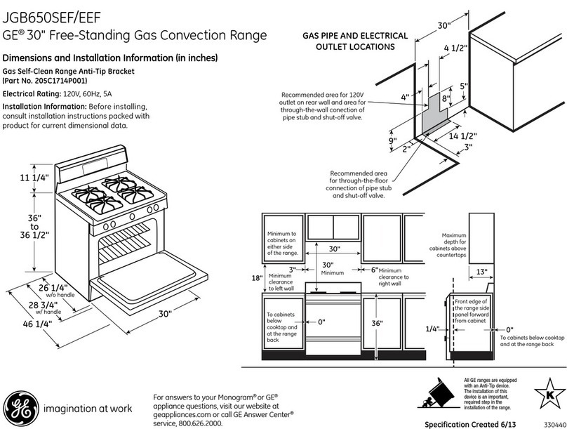 GE JGB650SEF User instructions