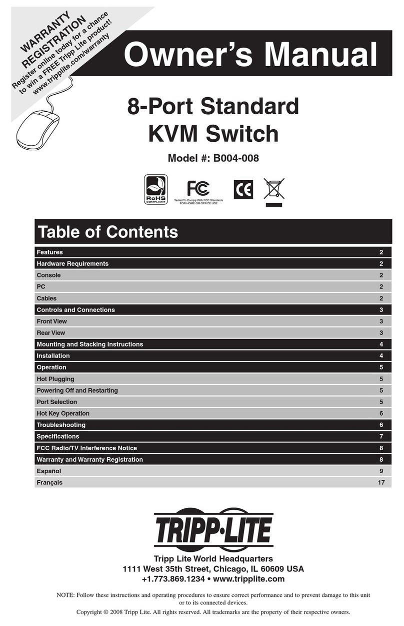 Tripp Lite B004-008 User manual
