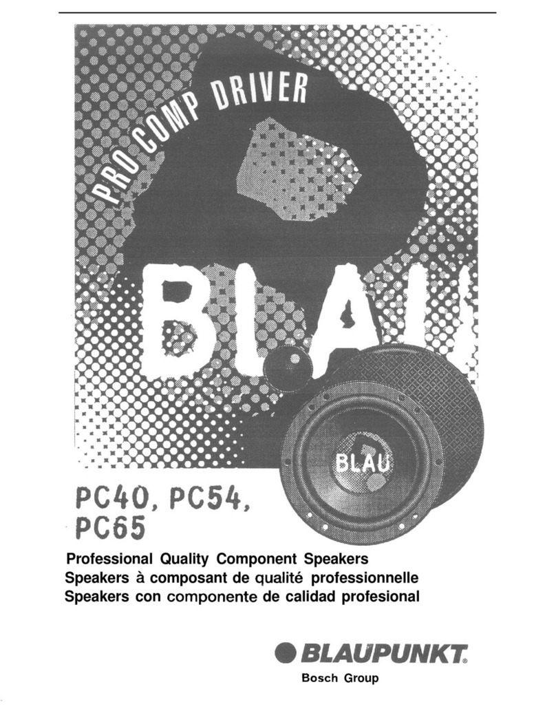 Blaupunkt PC40 manual
