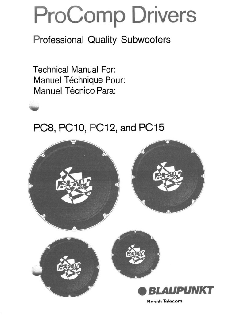 Blaupunkt PC8 User manual