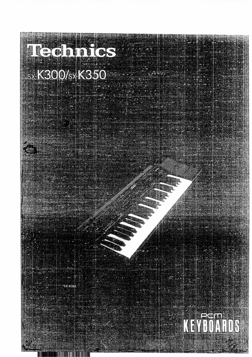Technics SX-K300 User manual