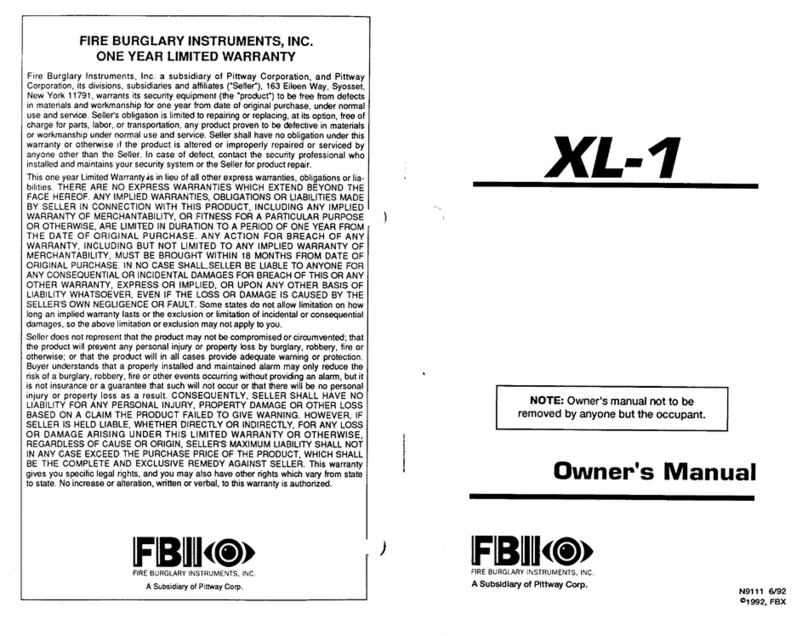 FBII XL-1 User manual
