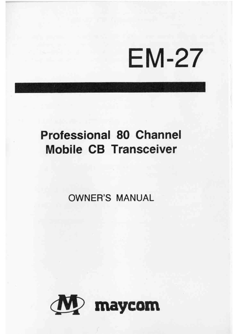 Maycom EM-27 owner's manual