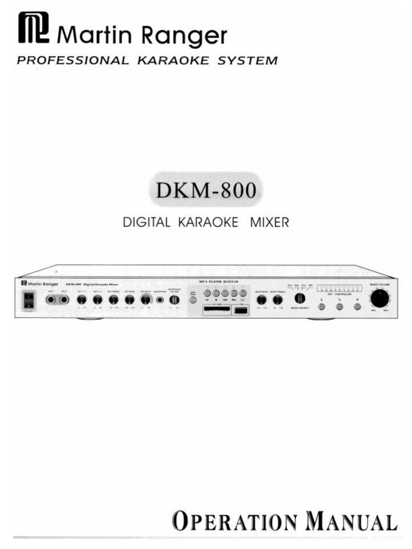 Martin Ranger DKM-800 Operation manual