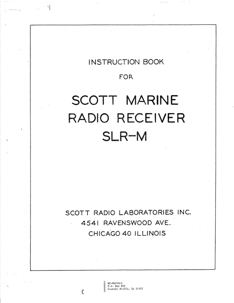 Scott SLR-M Instruction book