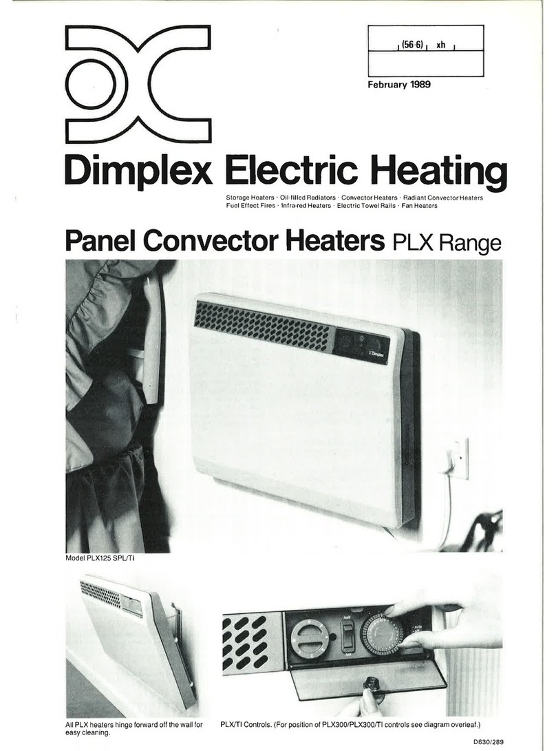 Dimplex PLX075SPL User manual