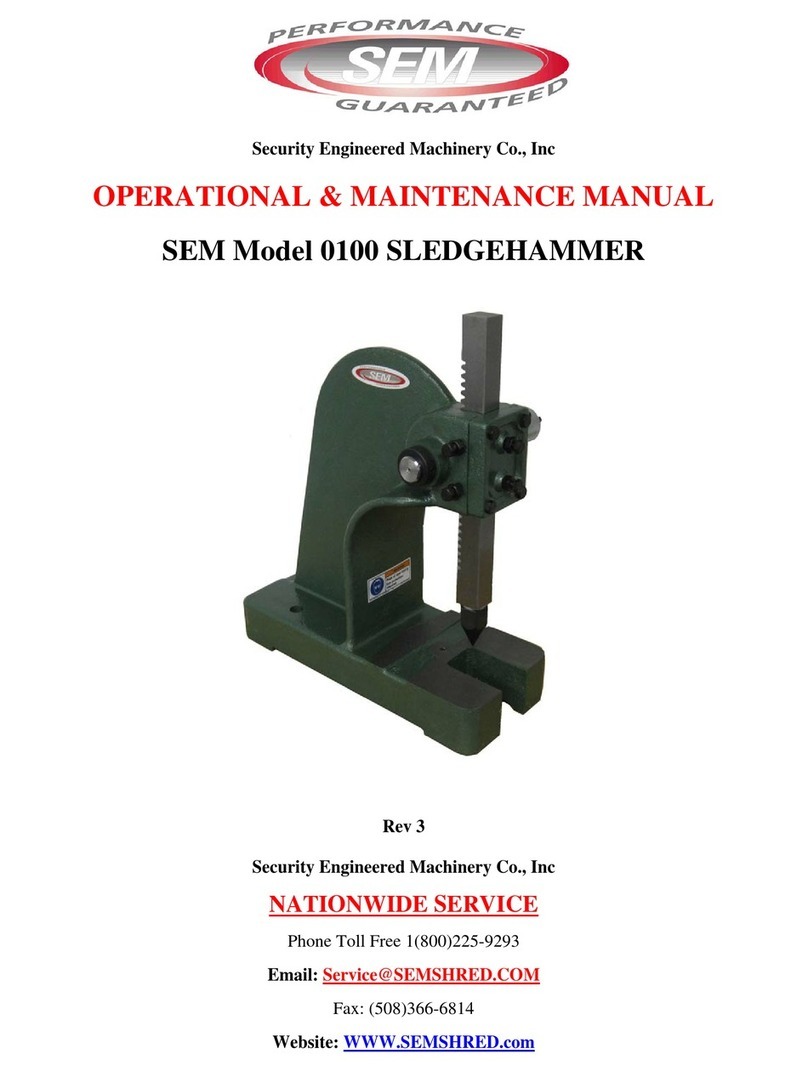 SEM 100 Operation and maintenance guide