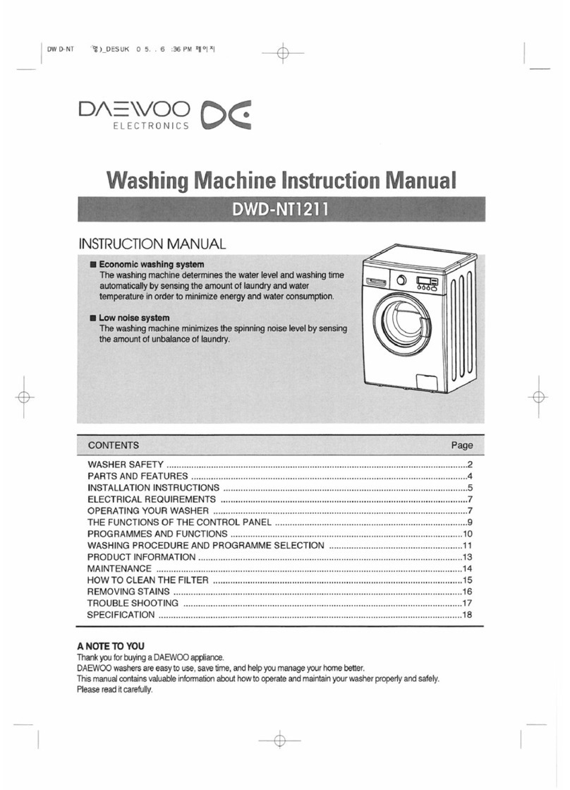 Daewoo DWD-NT1211 User manual