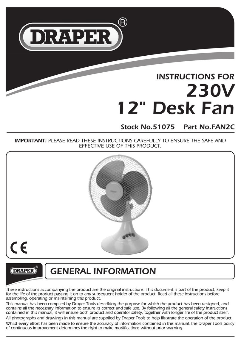 Draper FAN2C instructions