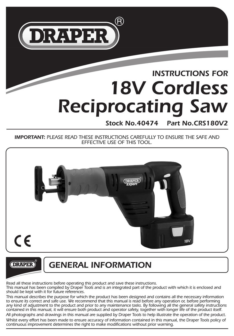 Draper CRS180V2 User manual