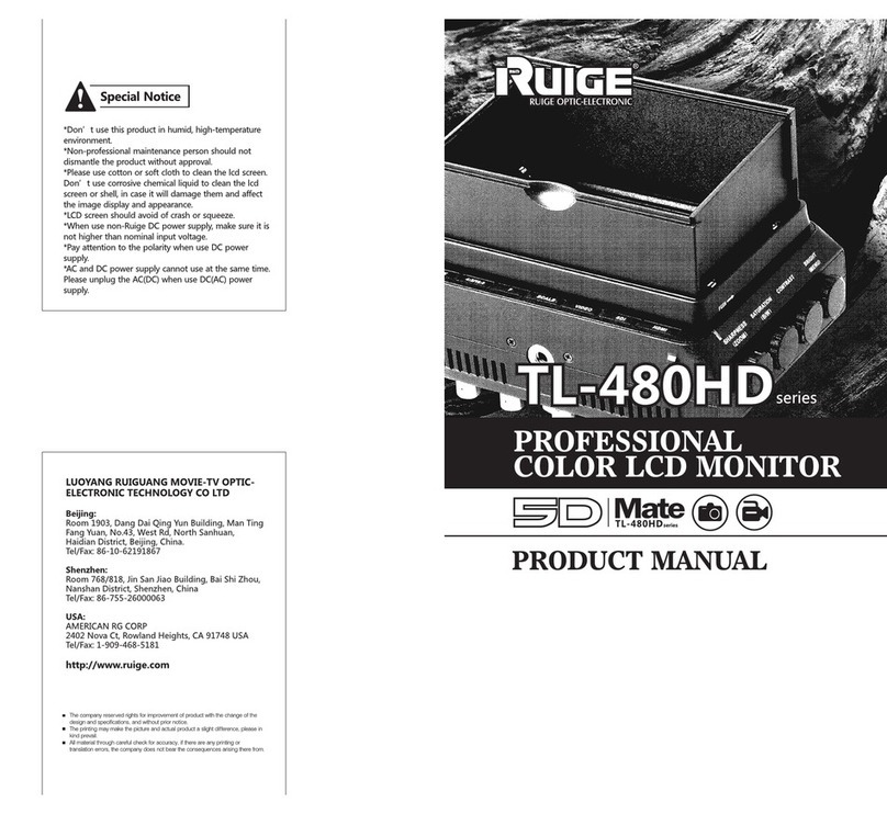 Ruige TL-480HDA User manual