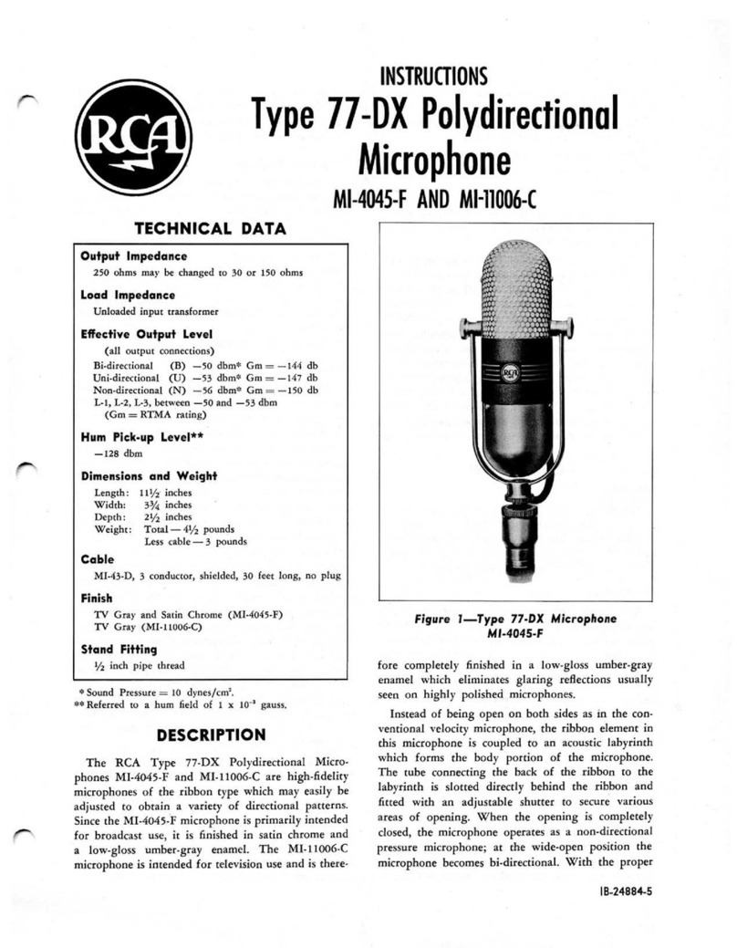 RCA 77-DX MI-4045-F User manual