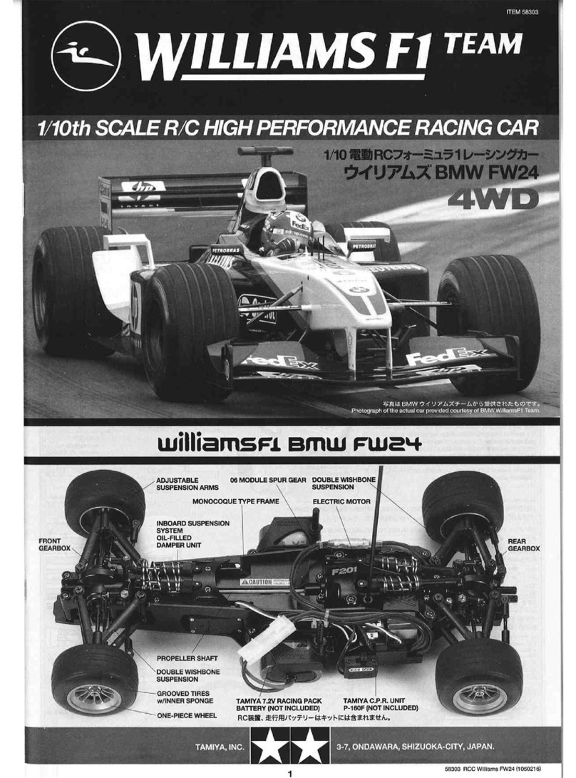 Tamiya Williams F1 BMW FW24 F201 manual