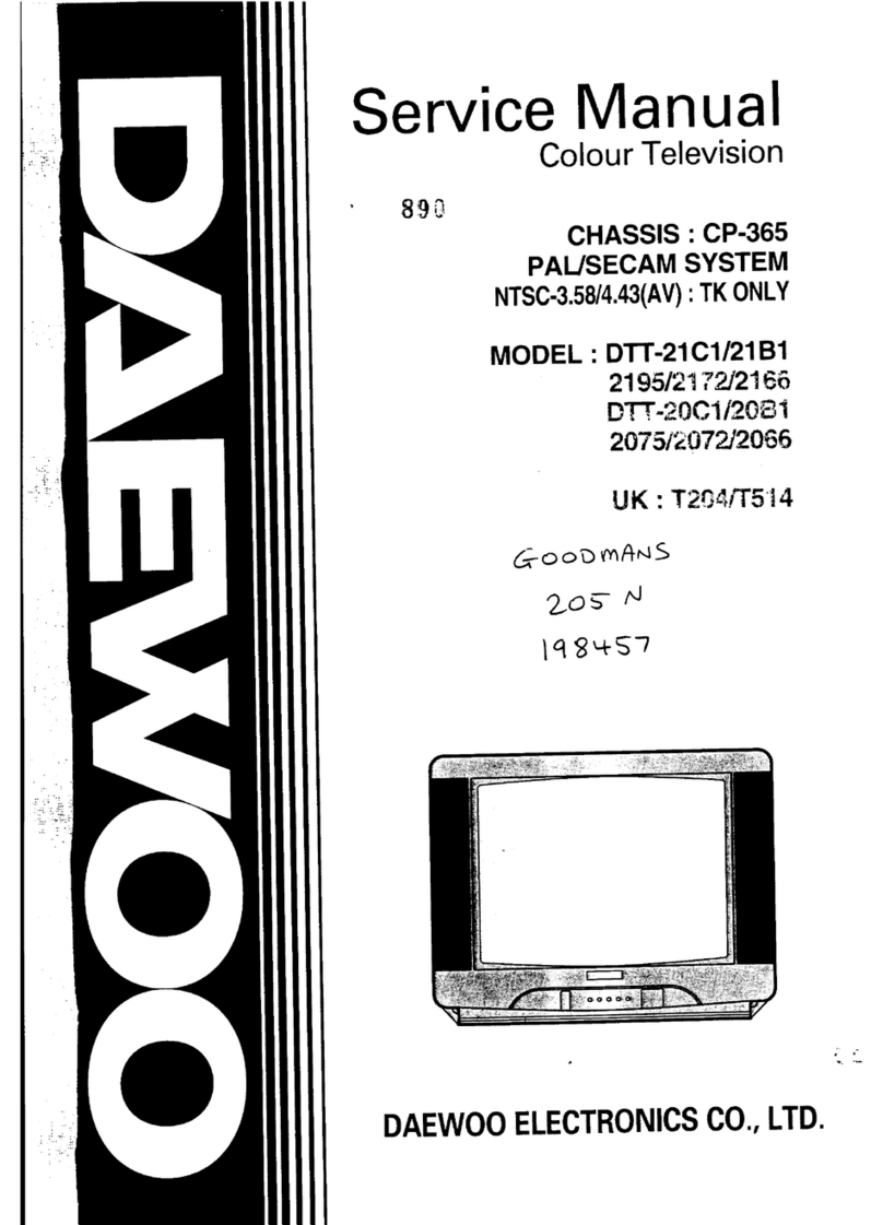 Daewoo DT-21C1 User manual Daewoo DT-21C1 User manual
