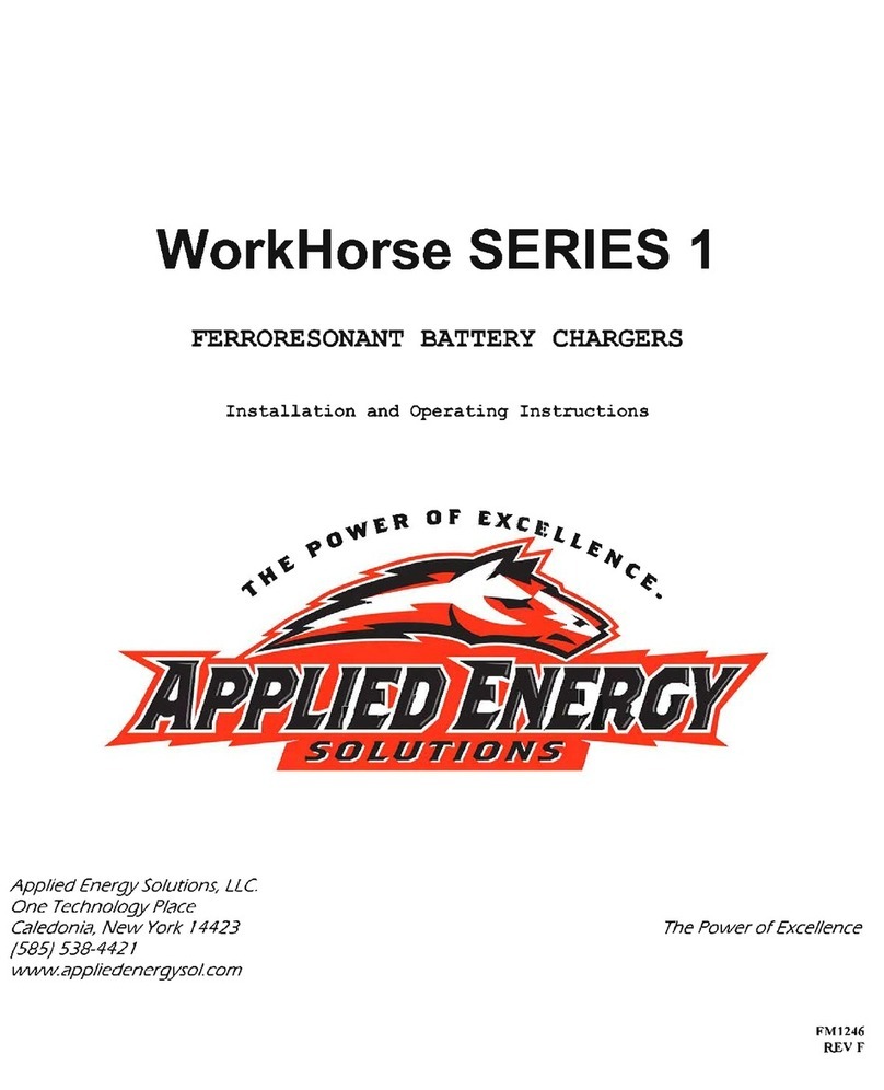 Applied Energy WorkHorse Series 1 Installation and operating insctructions